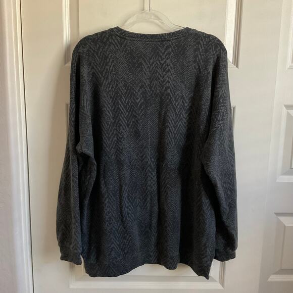 Athleta Studio to Street Black and Grey Printed Soft Sweatshirt - Size XL - Picture 7 of 7
